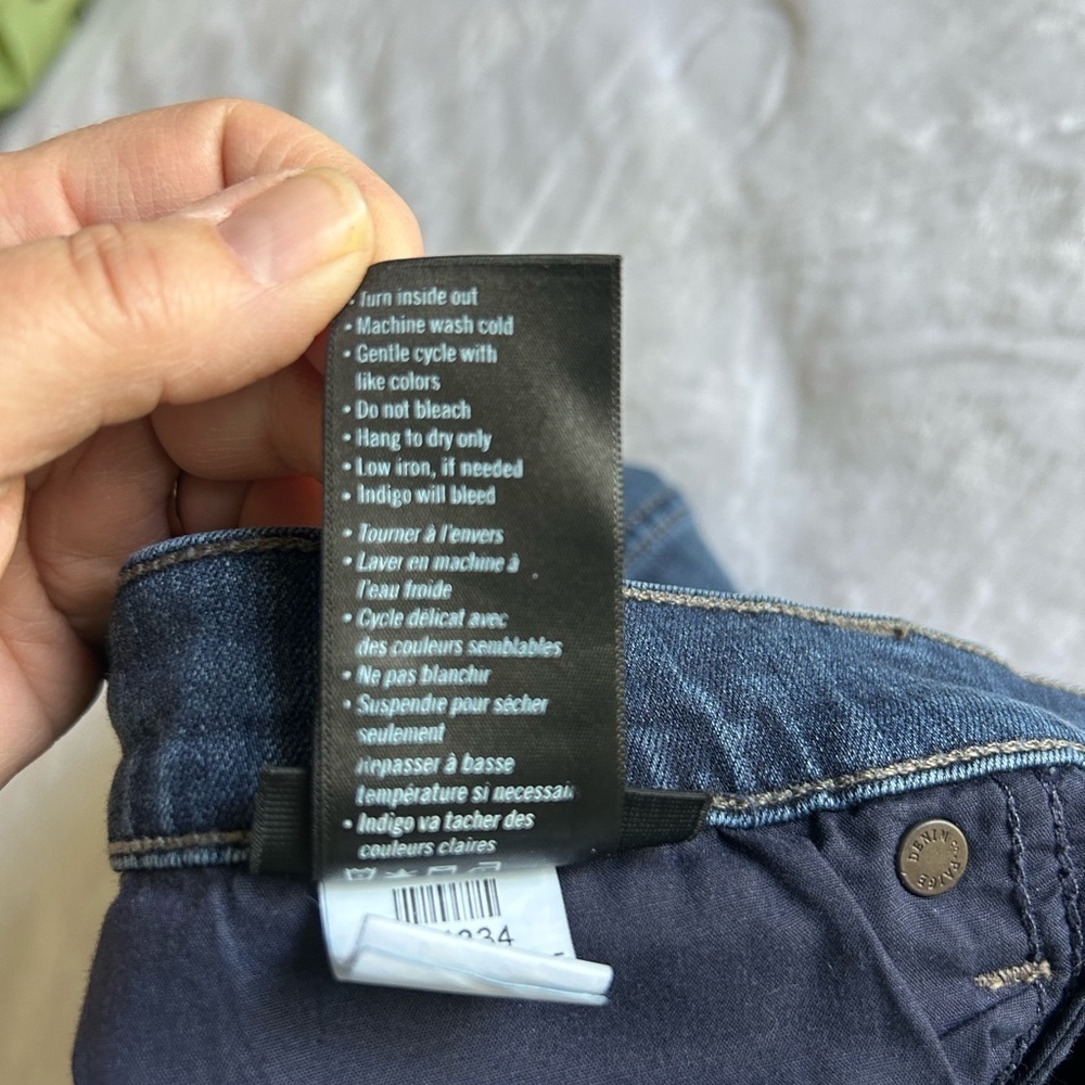 PAIGE Federal Blakely Blue Straight Jeans with Subtle Fading Sz 38 - Picture 5 of 7